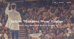 Desktop Screenshot of mahatma-moses.com